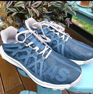 Adidas Vigor Bounce Trail Running Shoes Blue Women's Size 8.5 ART AQ7522